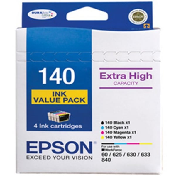 Epson 140 C13T140692 Extra High Capacity 4 Ink Cartridge Value Pack