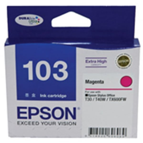Epson 103 C13T103392 Magenta Extra High Capacity Ink Cartridge