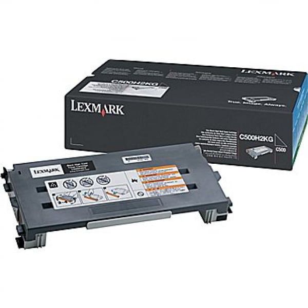 Lexmark C500H2KG Black Toner Cartridge High Yield