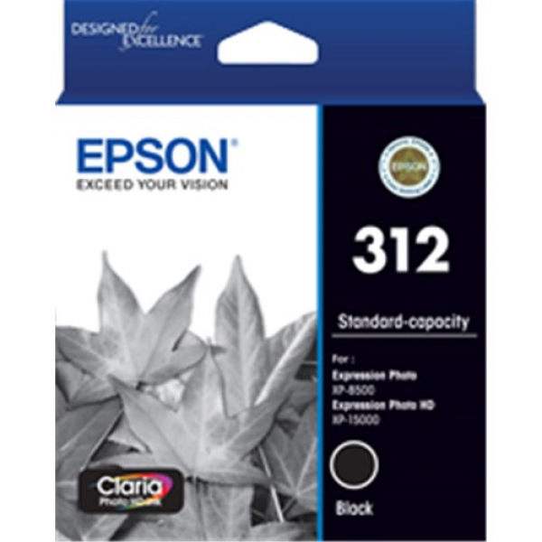 Epson 312XL C13T182192 Black Claria Ink Cartridge