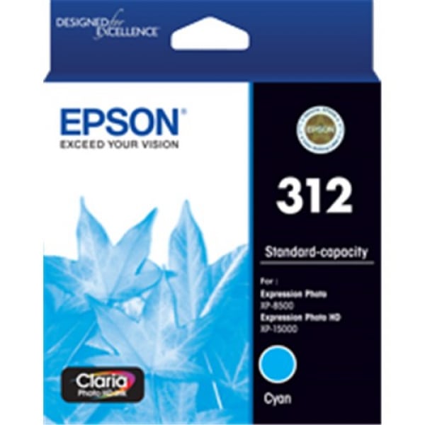 Epson 312XL C13T182292 Cyan Claria Ink Cartridge