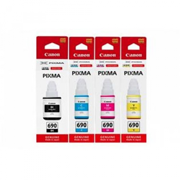 Canon GI690VP CMYK Ink Cartridge Value Pack for PIXMA G2600
