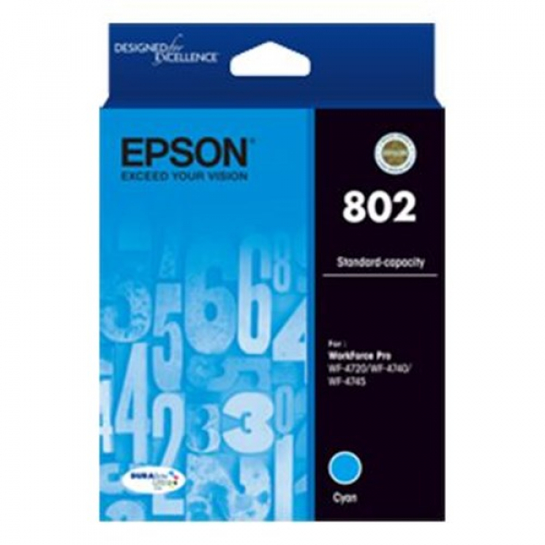 Epson 802 C13T355292 Cyan DURABrite Ink Standard Capacity
