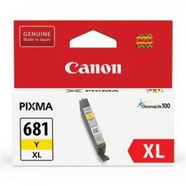 Canon CLI681XLY Yellow Ink Cartridge 500 Pages