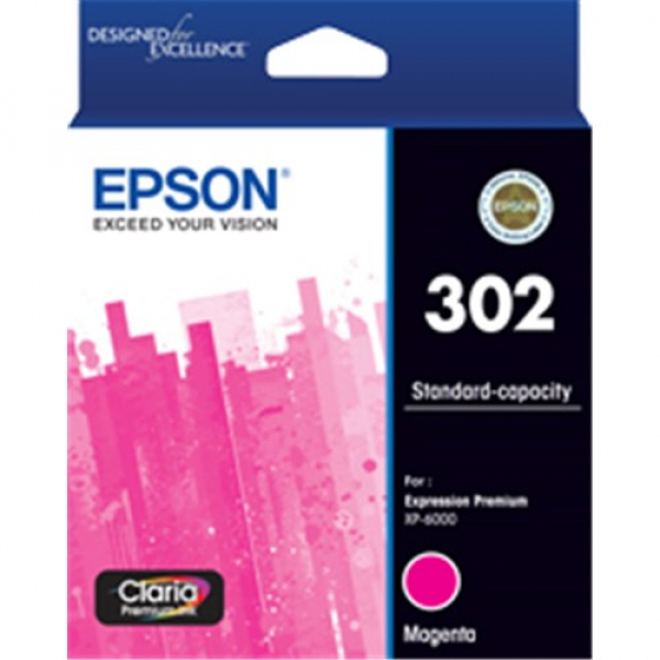 Epson 302 C13T01W392 Magenta Claria Expression Premium Ink Cartridge