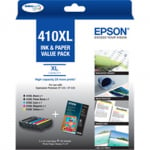 Epson 410XL C13T339796 High-Cap CMYK PBK Ink Cartridge 5 Colour Value Pack