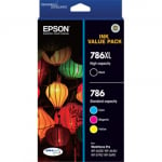 Epson 786XL C13T786692 High-Cap BK STD-Cap CMY Ink Cartridge 4 Colour Value Pack