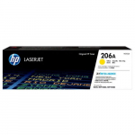 HP 206A W2112A Yellow Laserjet Toner Cartridge 1250 Pages