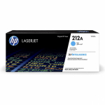 HP 212A W2121A Cyan Original LaserJet Toner Cartridge 4500 Page Yield