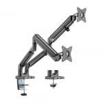 Brateck Dual Monitor Epic Gas Spring Aluminum Arm 17-32-inch Space Grey LDT37-C024-SG