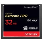 SanDisk Extreme Pro CF CompactFlash 32GB UDMA7 65w/160r MB/s SDCFXPS-032G