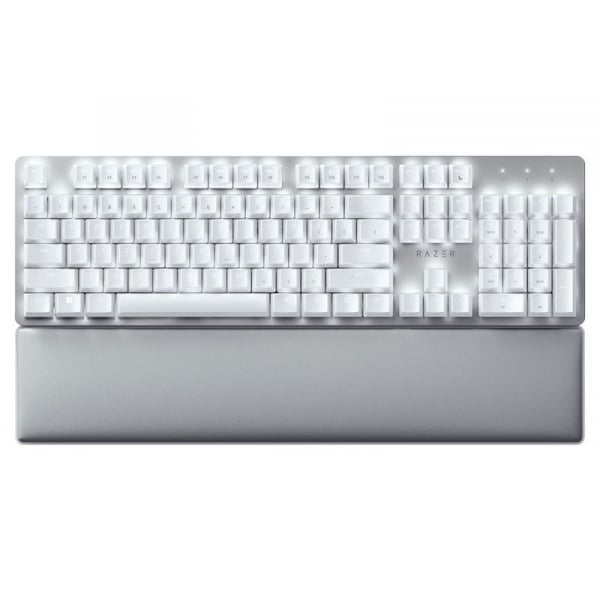Razer Pro Type Ultra Wireless Mechanical Keyboard with Yellow Switch - White RZ03-04110100