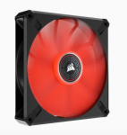 Corsair ML140 LED Static-Red Elite Premium 140mm Magnetic Levitation Fan - Black CO-9050123-WW