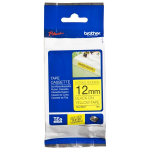 Brother TZE-S631 Strong Adhesive Labelling Tape Cassette 12mm x 8m - Black On Yellow