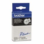 Brother Laminated Labelling Tape 12mm - Black On Clear TC-101