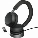 Jabra Evolve2 75 UC ANC Stereo Bluetooth Headset (USB Dongle + Charging Stand) 27599-989-989