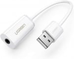 Ugreen USB Type-A Male to 3.5mm AUX Female Cable - White 30712-1
