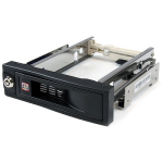 StarTech 5.25in Trayless Hot Swap Mobile Rack for 3.5in Hard Drive HSB100SATBK
