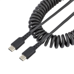 StarTech USB-C 2.0 Coiled Heavy-Duty Fast Charge & Sync Cable 1m R2CCC-1M-USB-CABLE