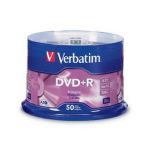 VERBATIM Dvd+r 4.7gb 50 Pk Spindle 16 95037