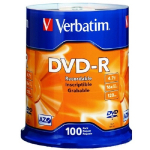 VERBATIM Dvd-r 4.7gb 100pk Spindle 95102