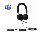 Yealink UH38 MS Teams Bluetooth USB-A Dual Mode Stereo Headset - Black UH38-DUAL-TEAMS-BAT
