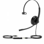 Yealink UH34SE MS Teams USB-A Wired Mono Headset - Black TEAMS-UH34SE-M