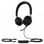 Yealink UH38 UC Bluetooth USB-A Dual Mode Stereo Headset - Black UH38-D-UC