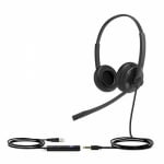 Yealink UH34SE UC USB-C Wired Stereo Headset - Black UH34SE-D-UC-C