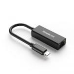 Simplecom NU313 SuperSpeed USB-C to Gigabit Ethernet Network Adapter Aluminium