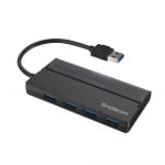 Simplecom CH329 4 Port USB 3.2 Gen1 (USB 3.0) 5Gbps Hub - Black