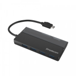 Simplecom CH330 USB-C to 4 Port USB-A Hub USB 3.2 Gen1 - Black
