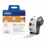 Brother DK-11221 White 23mm X 23mm Die-cut Square Paper Label 1000 Labels Per Roll