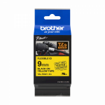 Brother TZE-FX621 9mm Black On Yellow Flexible Tz Tape