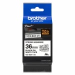 Brother TZE-S261 36mm Black On White Strong Adhesive Tze Tape