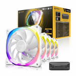 Antec Fusion 120mm ARGB PWM White Case Fan - 5 Pack Fusion 120 ARGB W_5PK