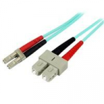 STARTECH Fiber Optic Cable - 10 Gb Aqua - A50FBLCSC1
