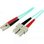STARTECH Fiber Optic Cable - 10 Gb Aqua - A50FBLCSC5