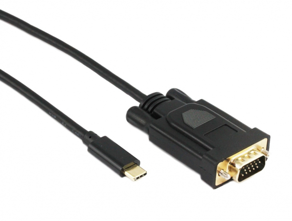 High Quality 2m Usb Type C M To Vga Hd15m Cable ( Acbaususbctovga2m )