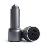 Satechi 40w Dual Usbc Pd Car Charger Space Grey Case ST-U2C40CCM