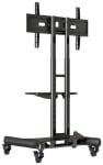Atdec AD-TVC-45 Mobile TV Cart Black Supports Up to 65