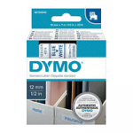 Dymo D1 Blue on White Tape 12mmx7m S0720540
