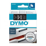Dymo D1 White on Black Tape 19mmx7m S0720910