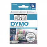 Dymo D1 Black on White Tape 24mmx7m S0720930