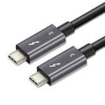 Astrotek Thunderbolt Male To Male 3 USB-C Data Sync Fast Charge Cable 0.7M AT-TB3-0.7