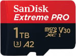 SanDisk 1TB Extreme PRO microSD UHS-I Card with Adapter C10 SDSQXCD-1T00-GN6MA