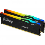 Kingston Fury Beast RGB 16GB (2x8GB) DDR5 5600MHz Memory KF556C40BBAK2-16