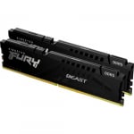Kingston Fury Beast 64GB (2x32GB) DDR5 5200MHz CL40 Desktop Memory KF552C40BBK2-64
