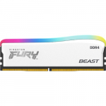 Kingston Fury Beast RGB 16GB (2x8GB) DDR4 3600MHz Memory White KF436C17BWAK2/16