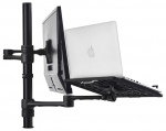 Atdec Dual Notebook/Monitor Arm Combo Desk Mount Black AFS-AT-NBC-B